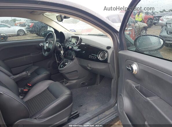 3C3CFFKR7HT699642 2017 FIAT 500 Серый Вид салона спереди