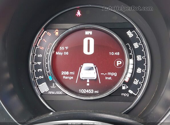 3C3CFFKR7HT699642 2017 FIAT 500 Серый Вид задних сидений