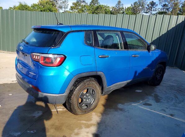 3C4NJCAB0LT247854 2020 JEEP COMPASS Синий Задняя правая четверть