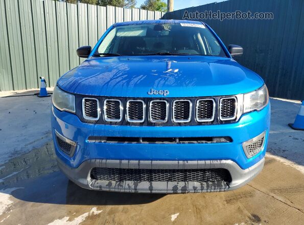 3C4NJCAB0LT247854 2020 JEEP COMPASS Синий Вид спереди