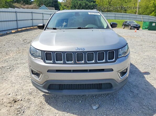 3C4NJCAB1KT726606 2019 JEEP COMPASS Silver წინა ხედი