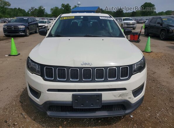 3C4NJCAB2JT263292 2018 JEEP COMPASS White Vista frontal