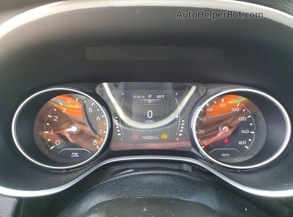 3C4NJCAB2JT263292 2018 JEEP COMPASS White Vista del cuadro de instrumentos