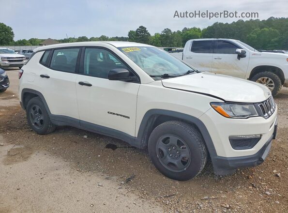 3C4NJCAB2JT263292 2018 JEEP COMPASS White Delantero derecho