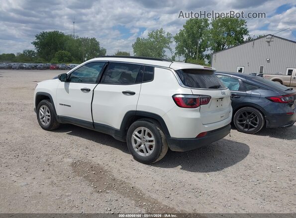 3C4NJCAB2LT124864 2020 JEEP COMPASS White Rear left