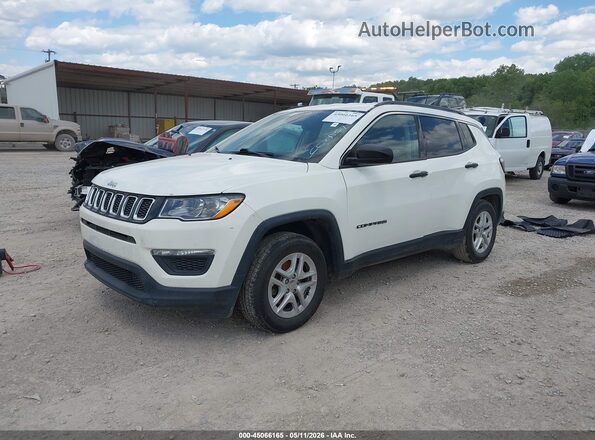 3C4NJCAB2LT124864 2020 JEEP COMPASS White Front left