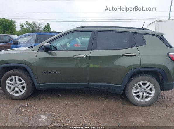 3C4NJCAB4JT500039 2018 JEEP COMPASS Green 