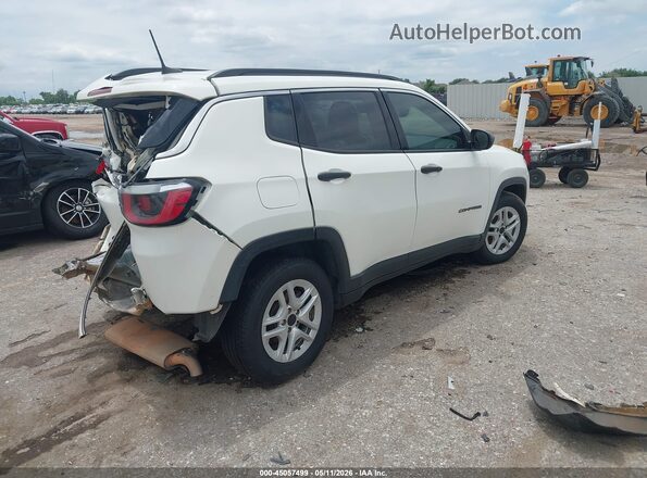 3C4NJCAB5LT121375 2020 JEEP COMPASS White Tył prawy