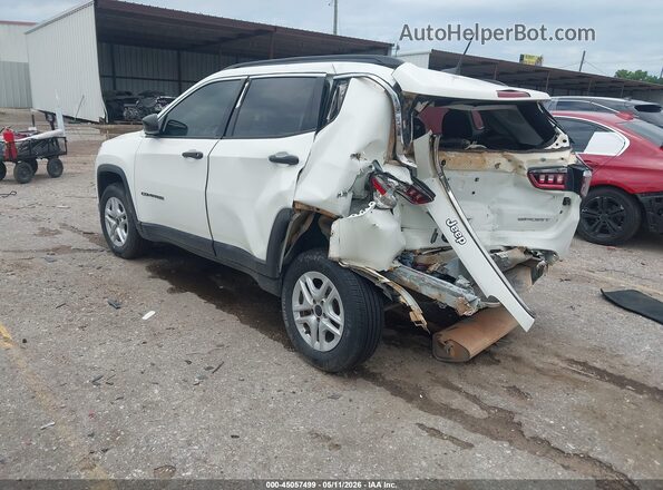 3C4NJCAB5LT121375 2020 JEEP COMPASS White Tył lewy