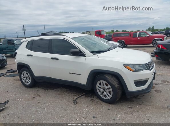 3C4NJCAB5LT121375 2020 JEEP COMPASS White Widok wnętrza 360 stopni