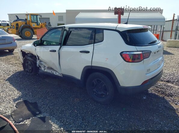 3C4NJCAB5LT124986 2020 JEEP COMPASS White Հետևի ձախ