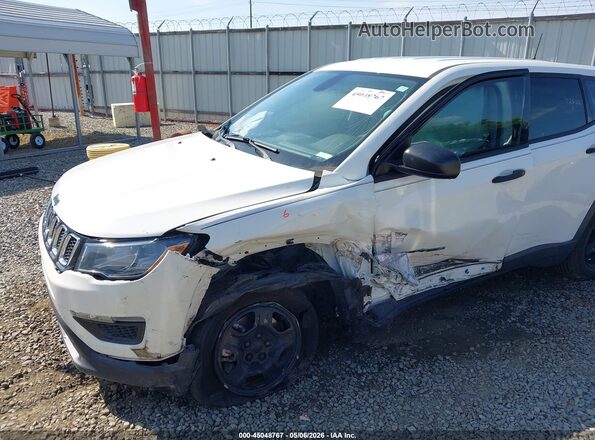 3C4NJCAB5LT124986 2020 JEEP COMPASS White Դիմացի տեսք