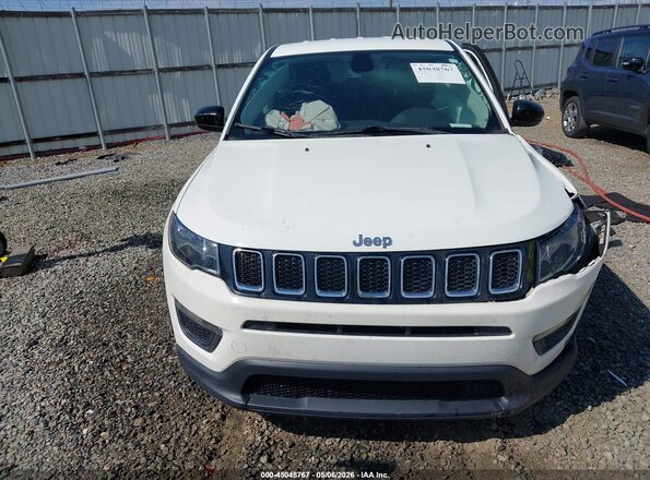 3C4NJCAB5LT124986 2020 JEEP COMPASS White Սարքավորումների վահանակի տեսք