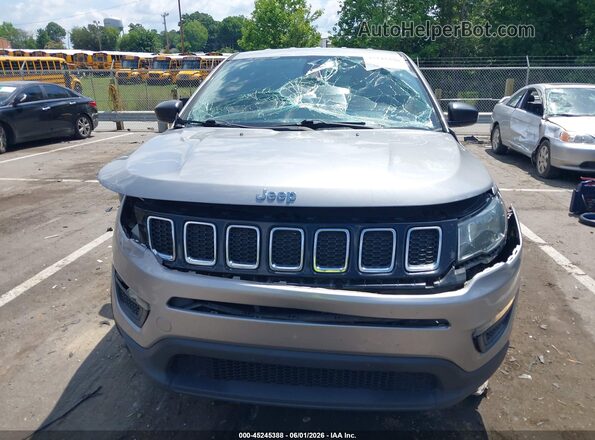 3C4NJCAB6JT227766 2018 JEEP COMPASS Серый Вид щитка приборов