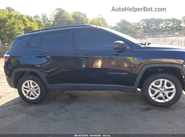3C4NJCAB7JT411503 2018 JEEP COMPASS Black Սալոնի հետևի տեսք