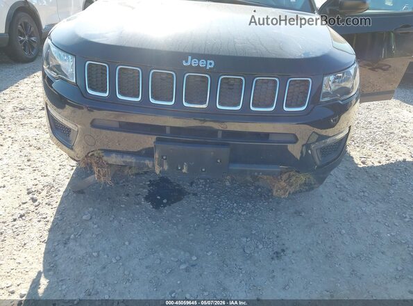 3C4NJCAB8JT133582 2018 JEEP COMPASS Black Вид спереду