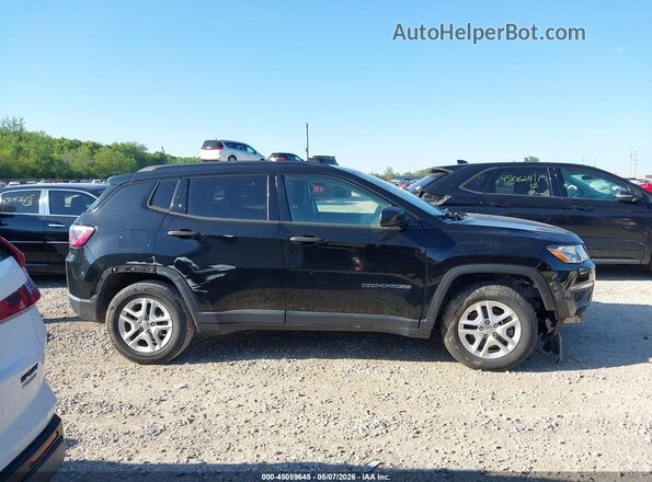 3C4NJCAB8JT133582 2018 JEEP COMPASS Black Панорамний вид салону 360°