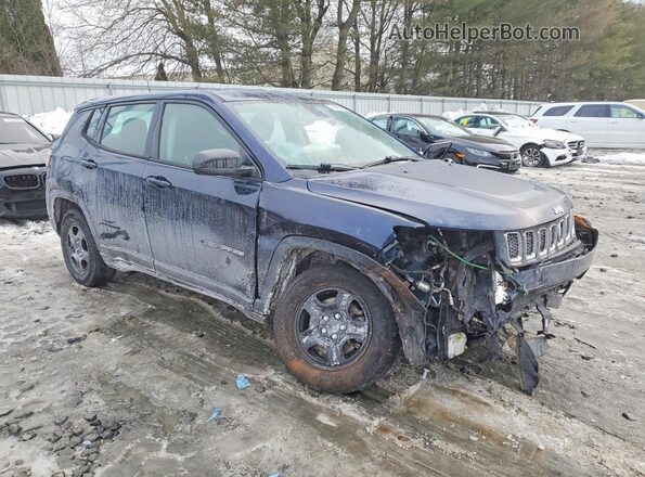 3C4NJCAB8KT838240 2019 JEEP COMPASS Blue 