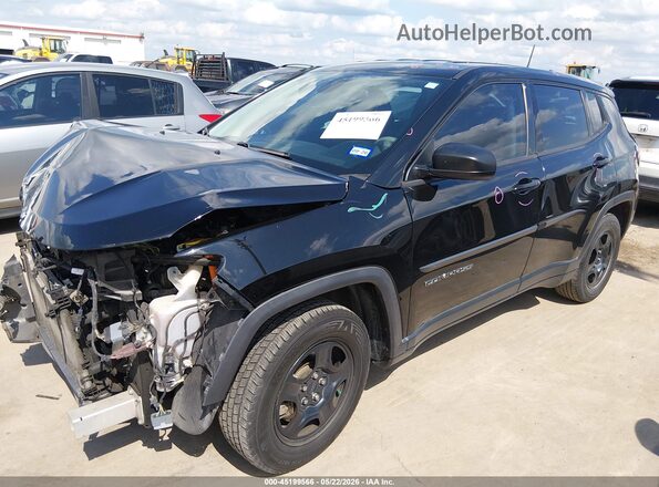 3C4NJCAB8LT253000 2020 JEEP COMPASS Black Front left