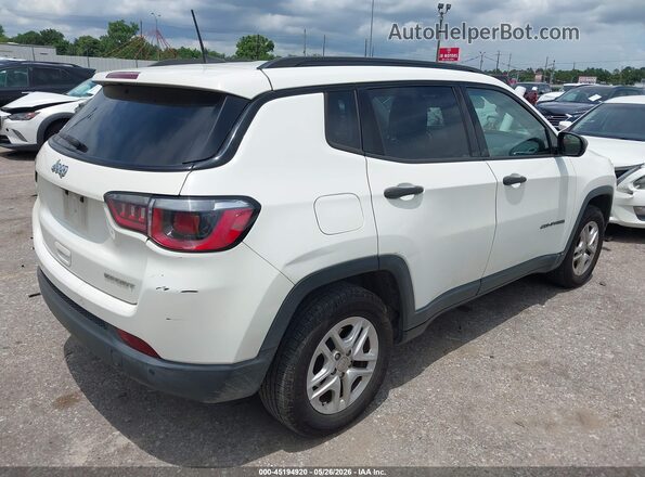 3C4NJCAB9JT133669 2018 JEEP COMPASS White Задня права чверть