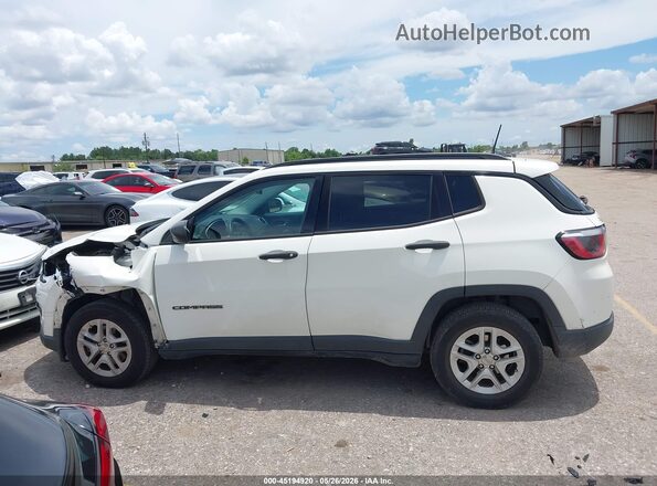 3C4NJCAB9JT133669 2018 JEEP COMPASS White Панорамний вид салону 360°