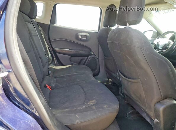 3C4NJCABXJT136919 2018 JEEP COMPASS Blue Вид задньої частини салону