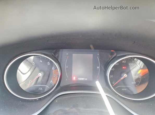 3C4NJCABXJT136919 2018 JEEP COMPASS Blue Вид щитка приладів
