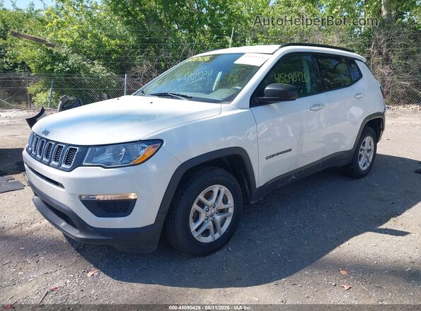 3C4NJCABXJT267509 2018 JEEP COMPASS White Front left