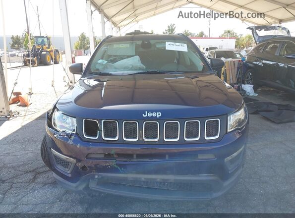 3C4NJCABXMT563649 2021 JEEP COMPASS Blue Vista del cuadro de instrumentos