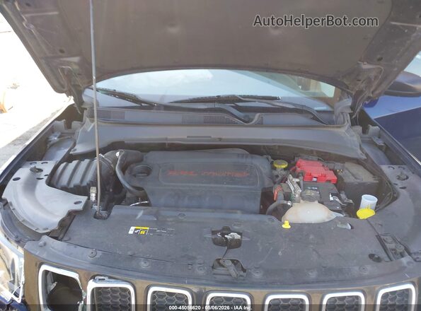 3C4NJCABXMT563649 2021 JEEP COMPASS Blue Vista trasera