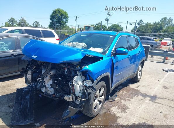 3C4NJCBB0JT137673 2018 JEEP COMPASS Blue Przód lewy