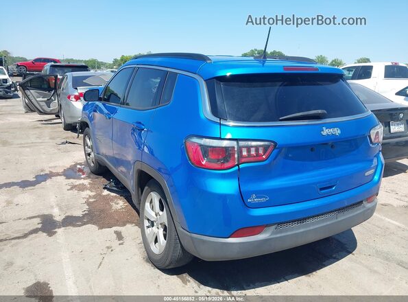 3C4NJCBB0JT137673 2018 JEEP COMPASS Blue Tył lewy