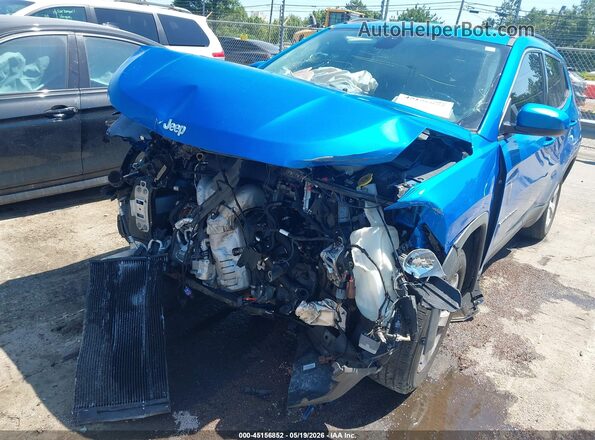 3C4NJCBB0JT137673 2018 JEEP COMPASS Blue Widok z przodu