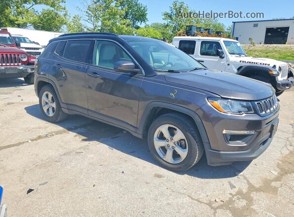 3C4NJCBB0KT715434 2019 JEEP COMPASS Серый Передняя правая четверть