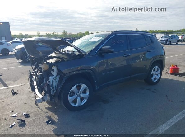 3C4NJCBB1JT165952 2018 JEEP COMPASS Gray Առջևի ձախ երեք քառորդ տեսարան