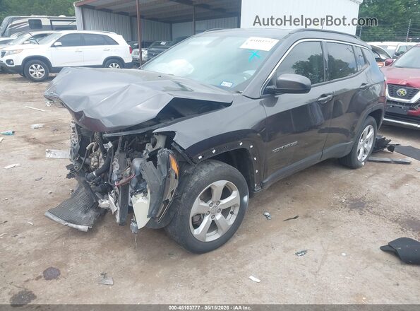 3C4NJCBB1JT462364 2018 JEEP COMPASS Черный Передняя левая четверть