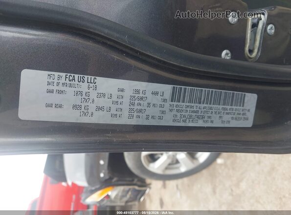 3C4NJCBB1JT462364 2018 JEEP COMPASS Черный Вид подкапотного пространства