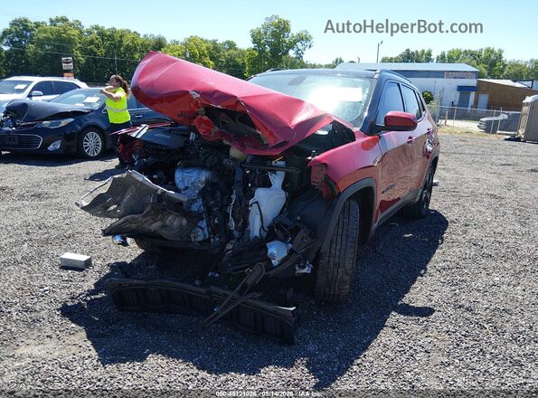 3C4NJCBB3MT505736 2021 JEEP COMPASS Red Widok z przodu