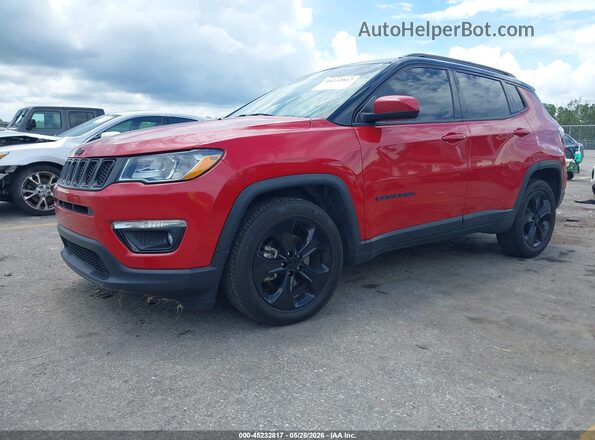 3C4NJCBB3MT604007 2021 JEEP COMPASS Red Front left