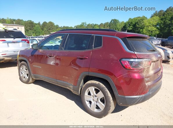3C4NJCBB3NT176263 2022 JEEP COMPASS Burgundy Задня ліва чверть