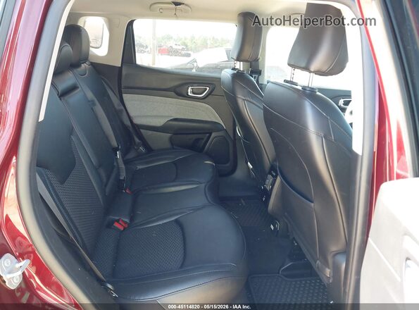 3C4NJCBB3NT176263 2022 JEEP COMPASS Burgundy Вид наклейки з VIN-кодом
