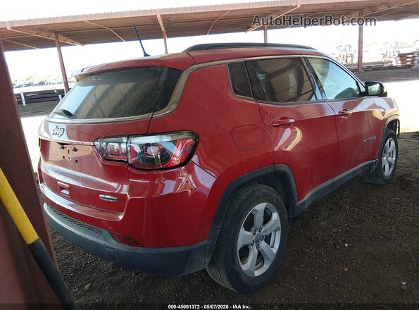 3C4NJCBB4JT204274 2018 JEEP COMPASS Красный Задняя правая четверть