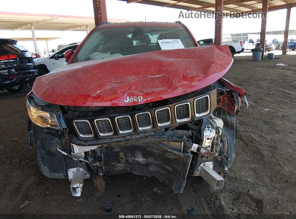 3C4NJCBB4JT204274 2018 JEEP COMPASS Красный Вид спереди