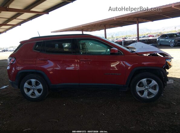 3C4NJCBB4JT204274 2018 JEEP COMPASS Красный Вид задней части салона