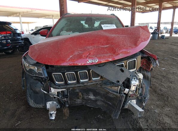 3C4NJCBB4JT204274 2018 JEEP COMPASS Красный Вид щитка приборов