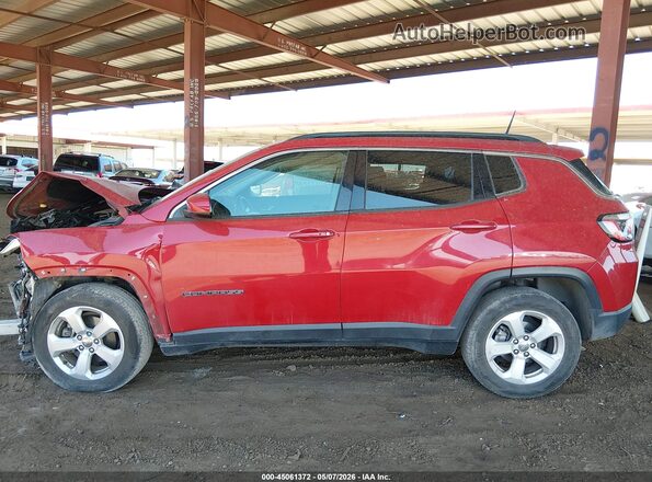 3C4NJCBB4JT204274 2018 JEEP COMPASS Красный Панорамный вид салона 360°