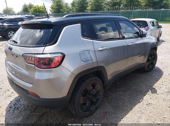 3C4NJCBB4KT658705 2019 JEEP COMPASS Silver უკანა მარჯვენა
