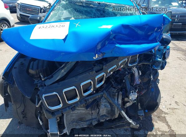 3C4NJCBB4NT192424 2022 JEEP COMPASS Light Blue Rear view