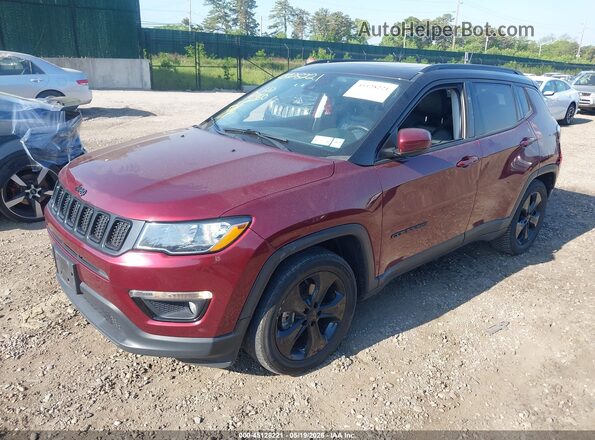 3C4NJCBB5MT587288 2021 JEEP COMPASS Red წინა მარცხენა ხედი სამი მეოთხედიდან