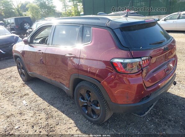 3C4NJCBB5MT587288 2021 JEEP COMPASS Red უკანა მარცხენა